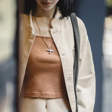 Maden Damen-Jeansjacke, lässige, lockere Passform, 100 % Baumwolle, Denim-Mantel, Herbst/Winter, Originaldesign 