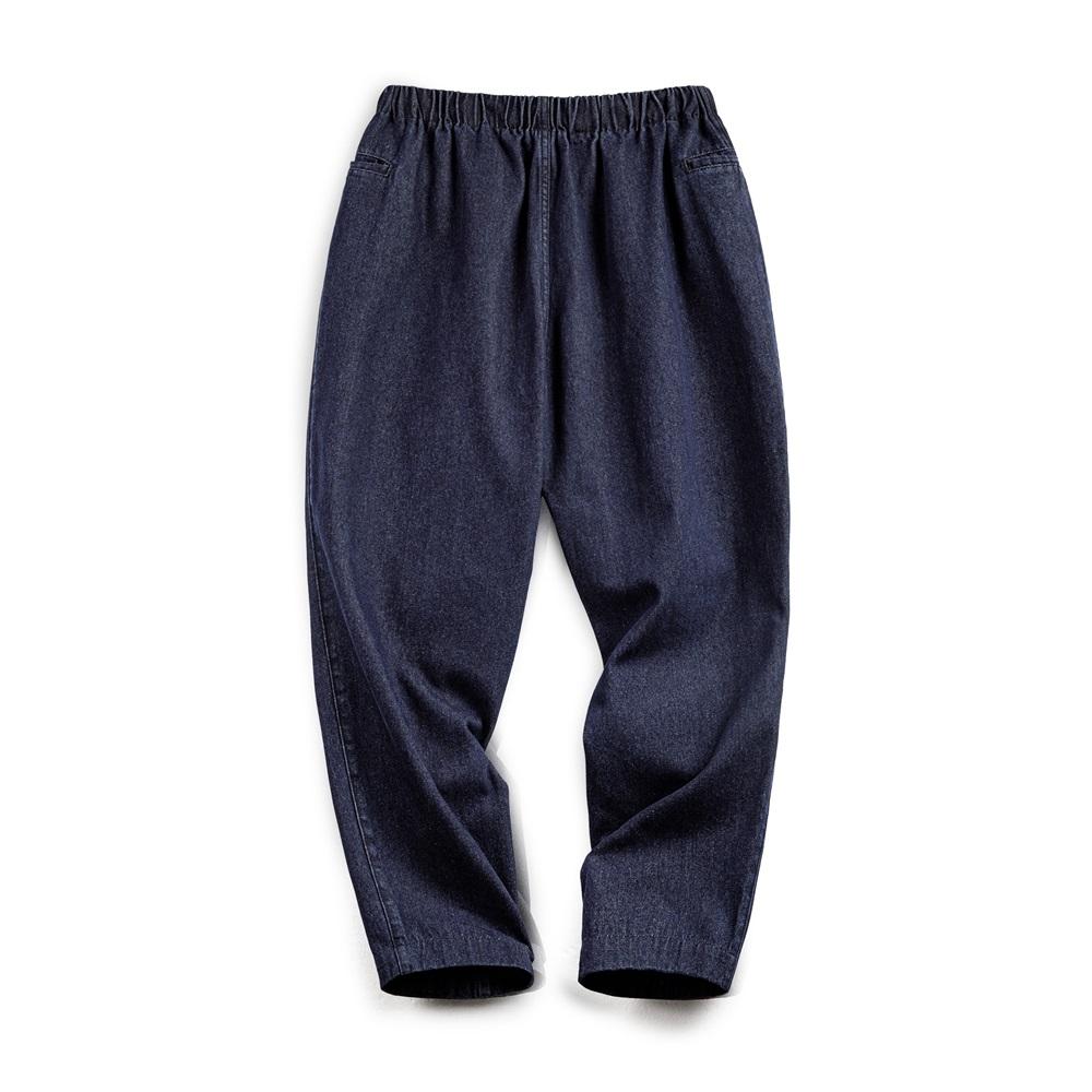 MADEN Elastische Jeans-Jogginghose mit Kordelzug