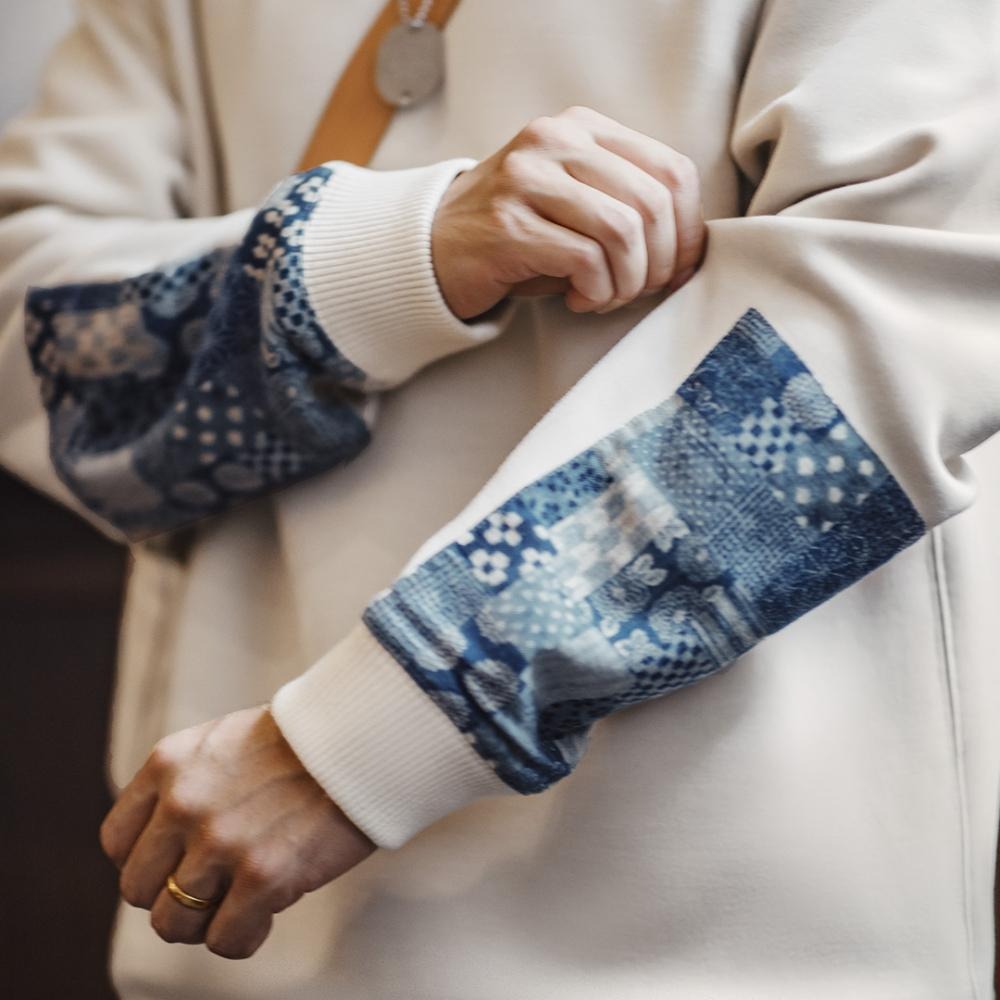MADEN Boro Patchwork Sweatshirt