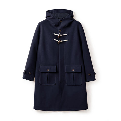 Maden Kapuzenmantel mit Dufflecoat, Unisex, warme Duffle-Jacke 