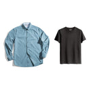 MADEN Men's Brushed Pinstripe Button-Down Shirt thumbnail