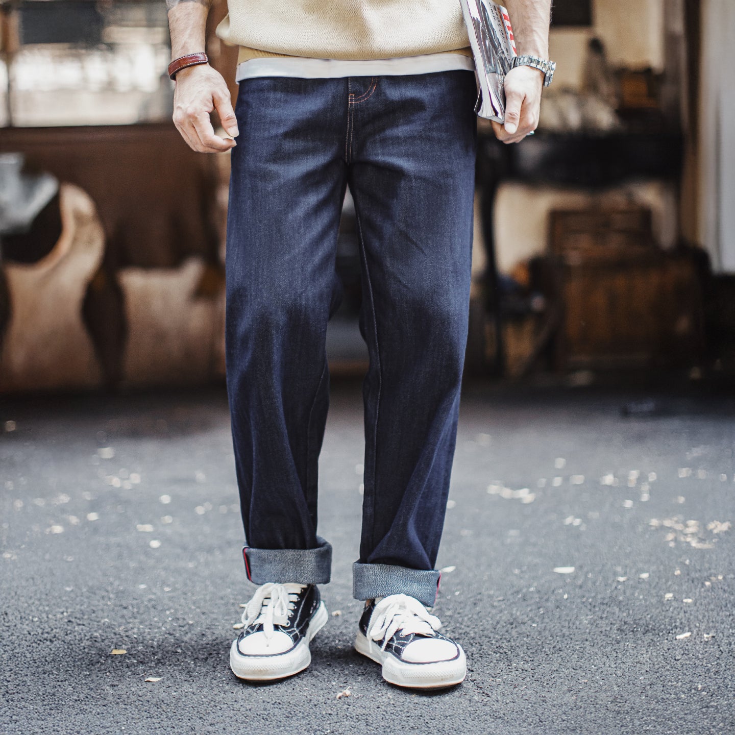 MADEN "Horse Hair" Selvedge Raw Denim Jeans