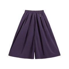 MADEN Damen A-Linien Weite Bein Culotte Hose