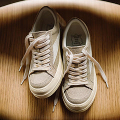 MADEN Men's Sneakers Niche Thick Sole Height Increasing Versatile Trendy Shoes American High Street Retro Distressed Casual Canvas Shoes