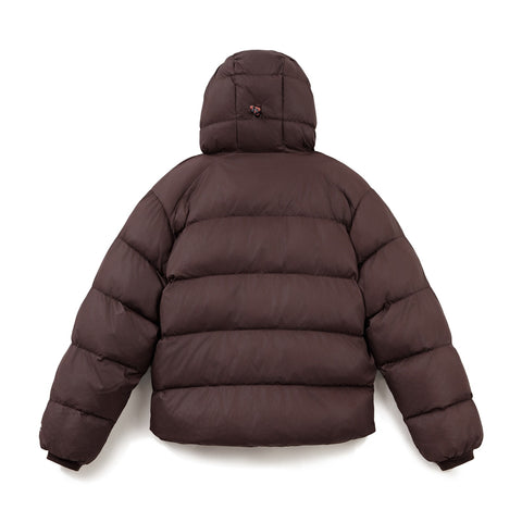 MADEN メンズ フード付き 中綿入り パフジャケット アウトドア用 ショートコート