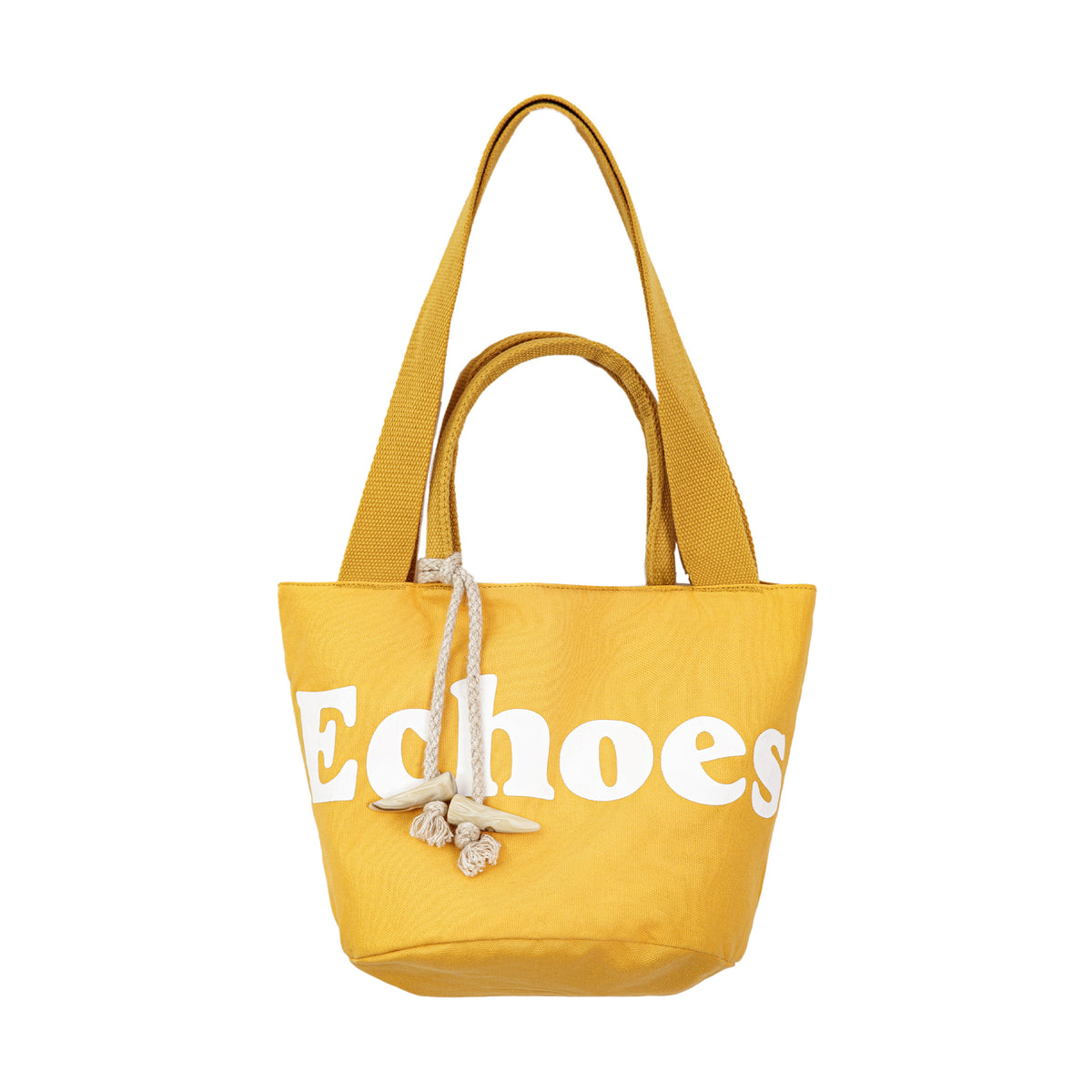 MADEN gelbe Canvas-Eimertasche mit Henkel