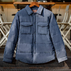 Maden Retro gesteppte Jacke - Herren schwere Freizeitjacke