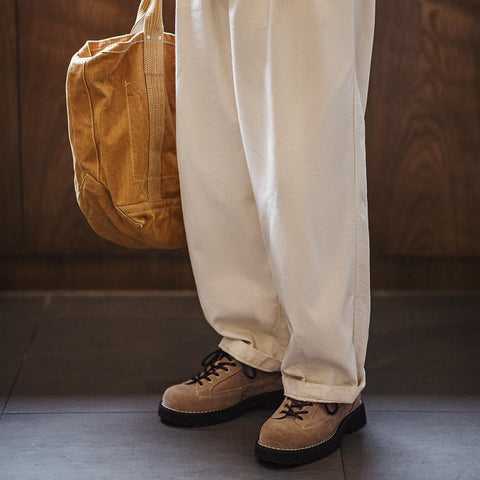 Maden Retro Shoes Low-top Leather Chunky Thick-soled