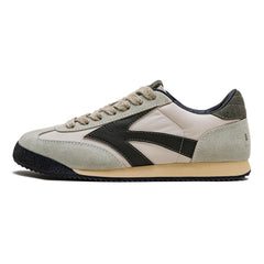 MADEN Herren Retro Wildleder Sneakers mit niedrigem Schaft