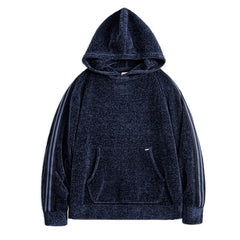 MADEN Chenille Schwerer Strick-Hoodie