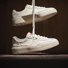 MADEN Navajo Embroidery White Sneakers