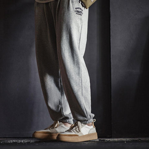 MADEN Casual Breathable Skateboard Shoes Men's Retro Low Top Shoes Thick Bottom Leather Patchwork White Shoes for Men