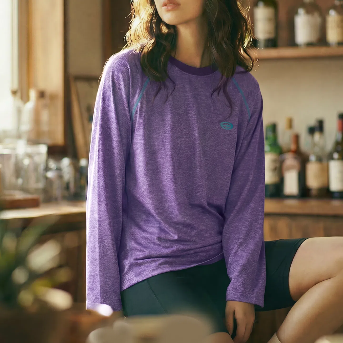 Camiseta de manga larga - secado rápido y antibacteriana MADEN