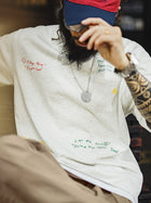 MADEN Solid Color Short Sleeve Crewneck Cotton T-Shirt thumbnail