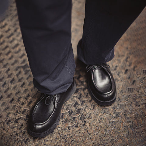 MADEN Moccasin Style Derby Loafer Shoes