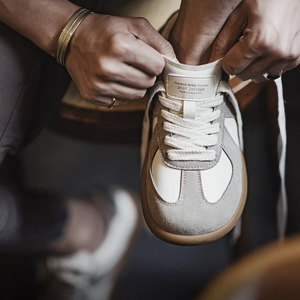 MADEN Wide Toe Vintage Trainer Shoes