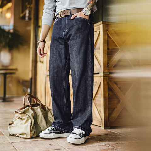 MADEN One-Wash Raw Denim Jeans