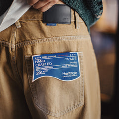 MADEN Washed Coffee Jeans