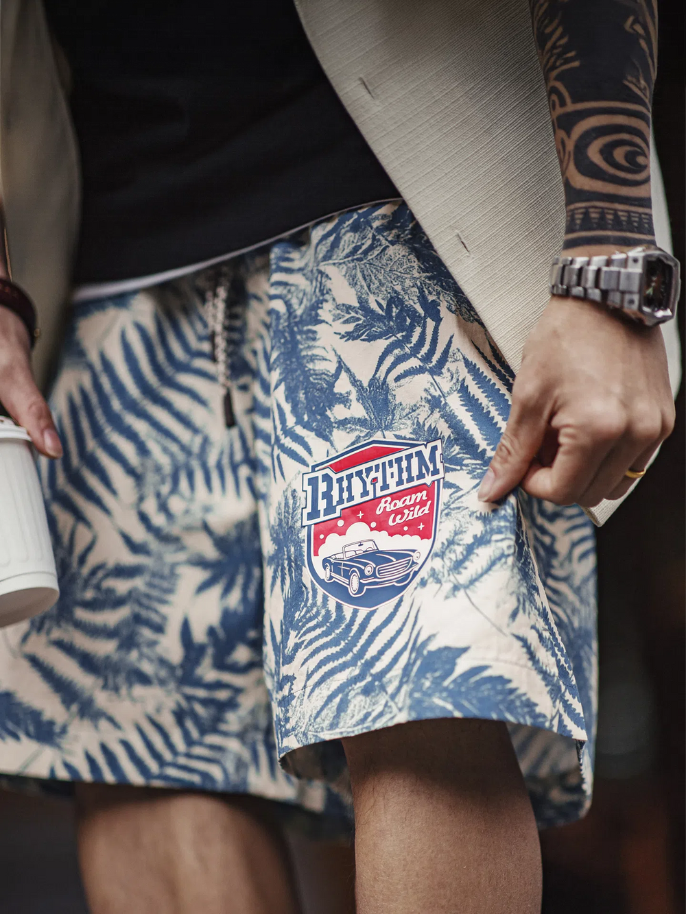 MADEN Beach Vacation Print Shorts