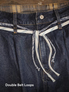 MADEN Men's Distressed Wash Lyocell Denim Straight-Leg Jeans thumbnail