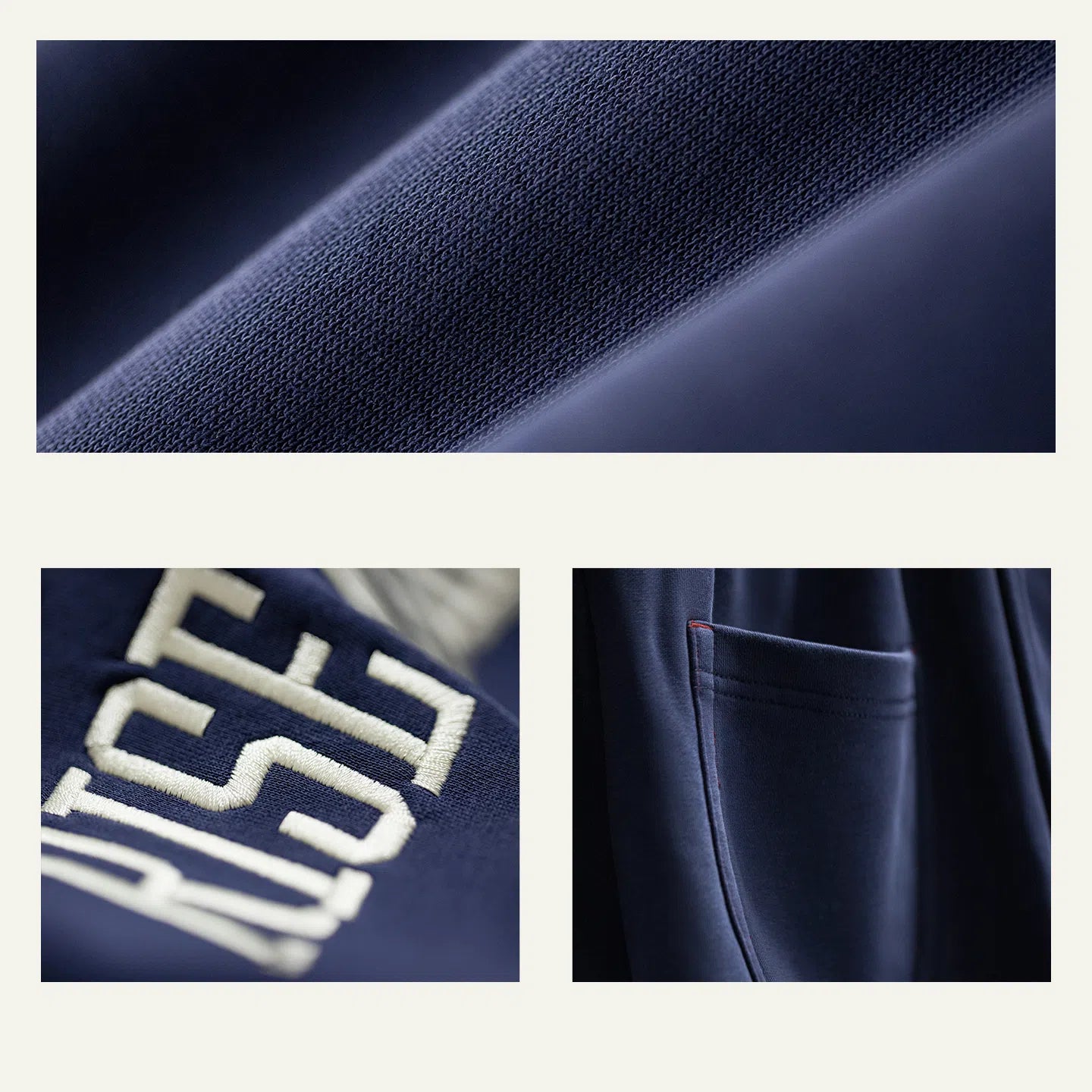 MADEN Damen Weite Bein Cropped Jogginghose