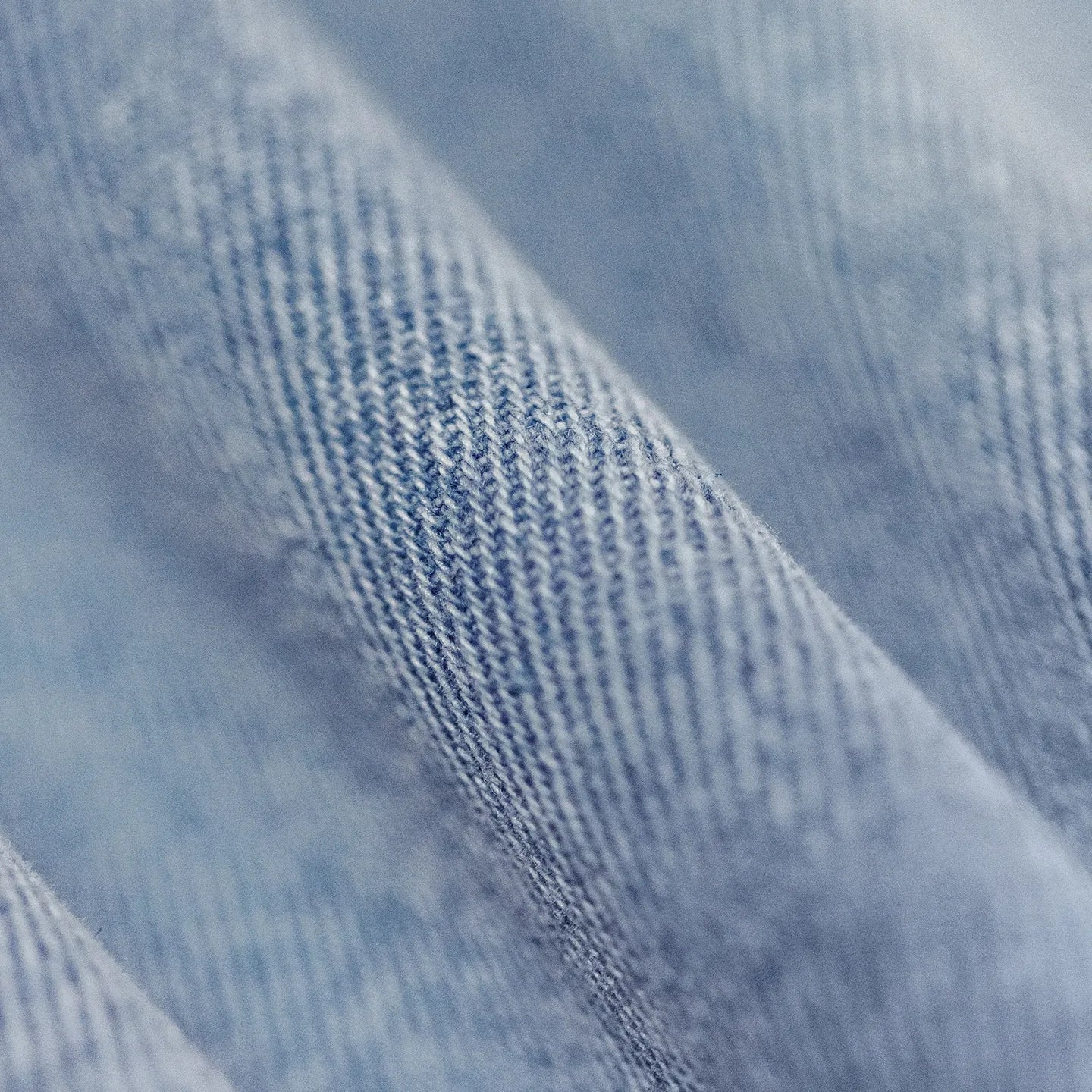 MADEN Ice Blue Washed Denim Cropped Pants