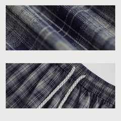 MADEN A-Linien-Patchwork-Karo-Rock