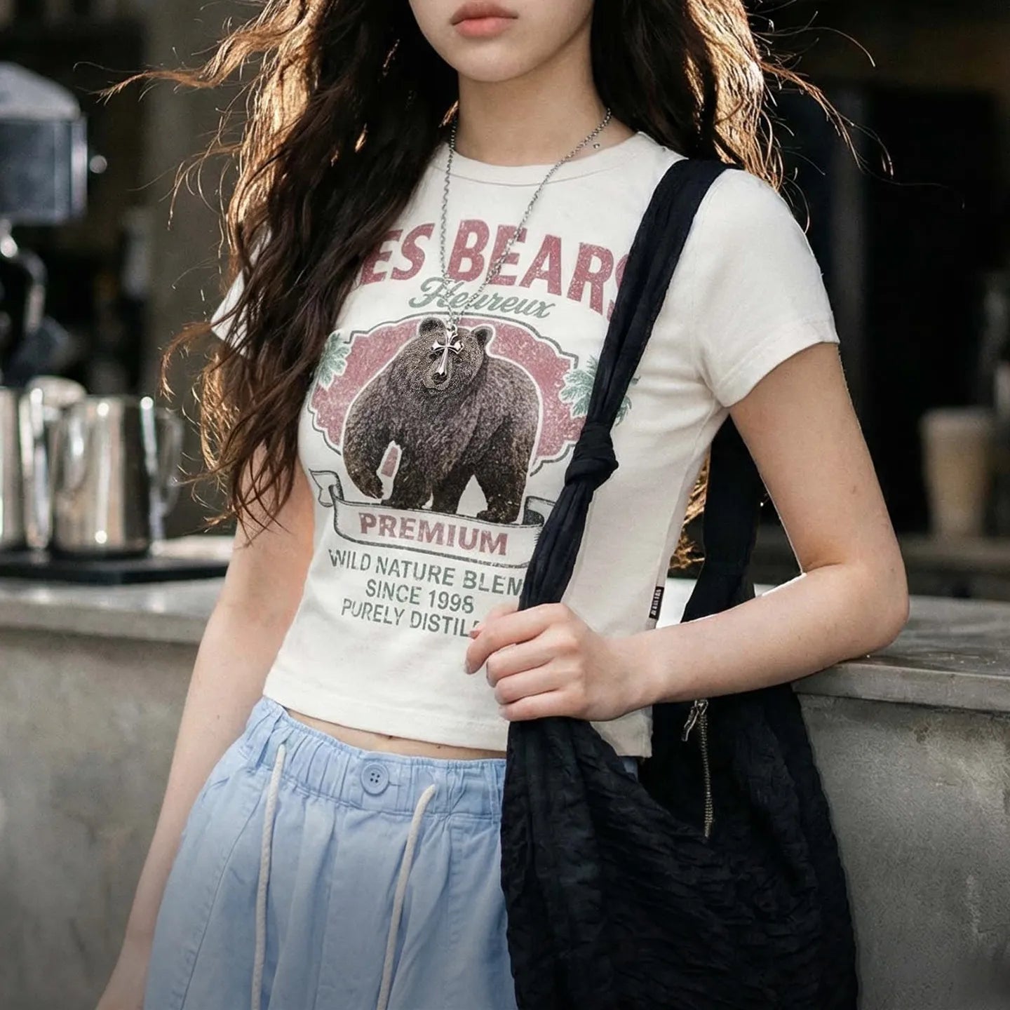 MADEN Women's Quick Dry Print Tee