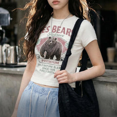 MADEN Women's Quick Dry Print Tee