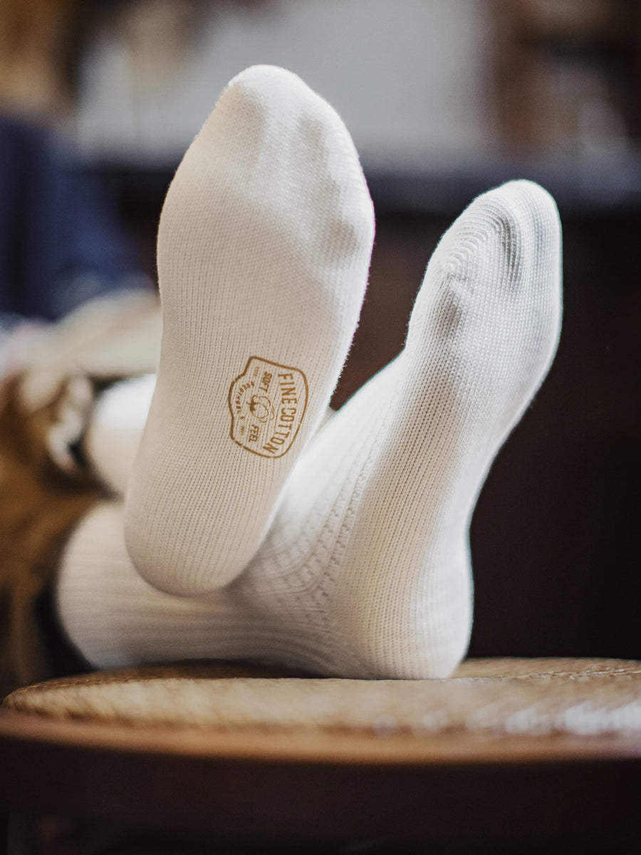 Chaussettes mi-mollet en maille gaufrée MADEN - Évacuation de l'humidité 