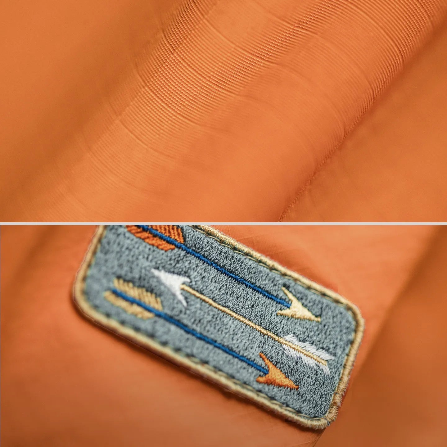 MADEN Orange Nylon Tote Bag