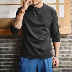 MADEN Ribbed Long Sleeve Tee