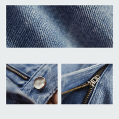MADEN Women's Washed Denim Jeans
