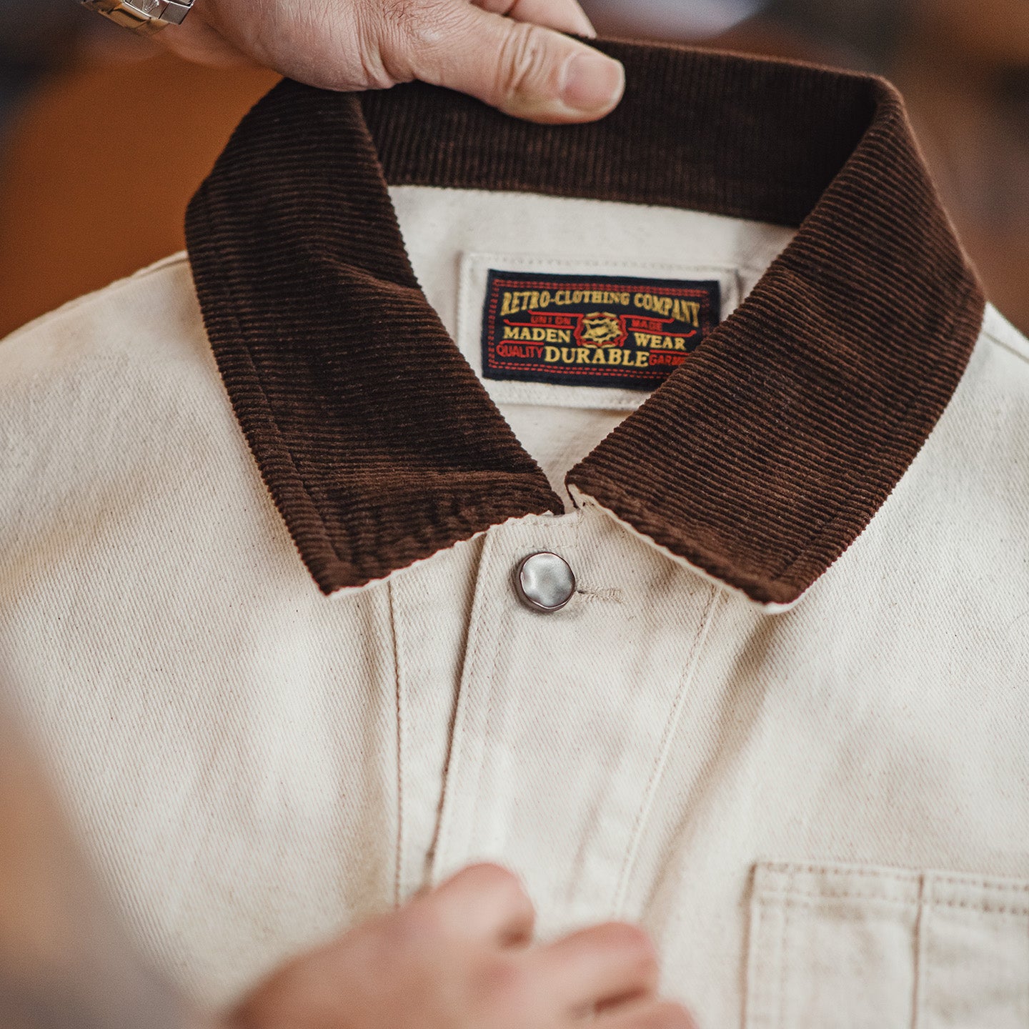 MADEN J22 Chore Jacket Corduroy Collar