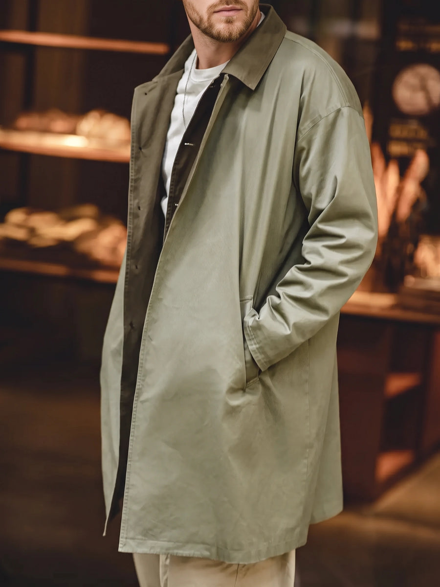 Manteau trench-coat Balmacaan MADEN 