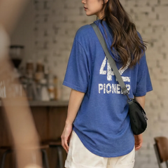 MADEN Women's Hooded Lyocell Print Tee