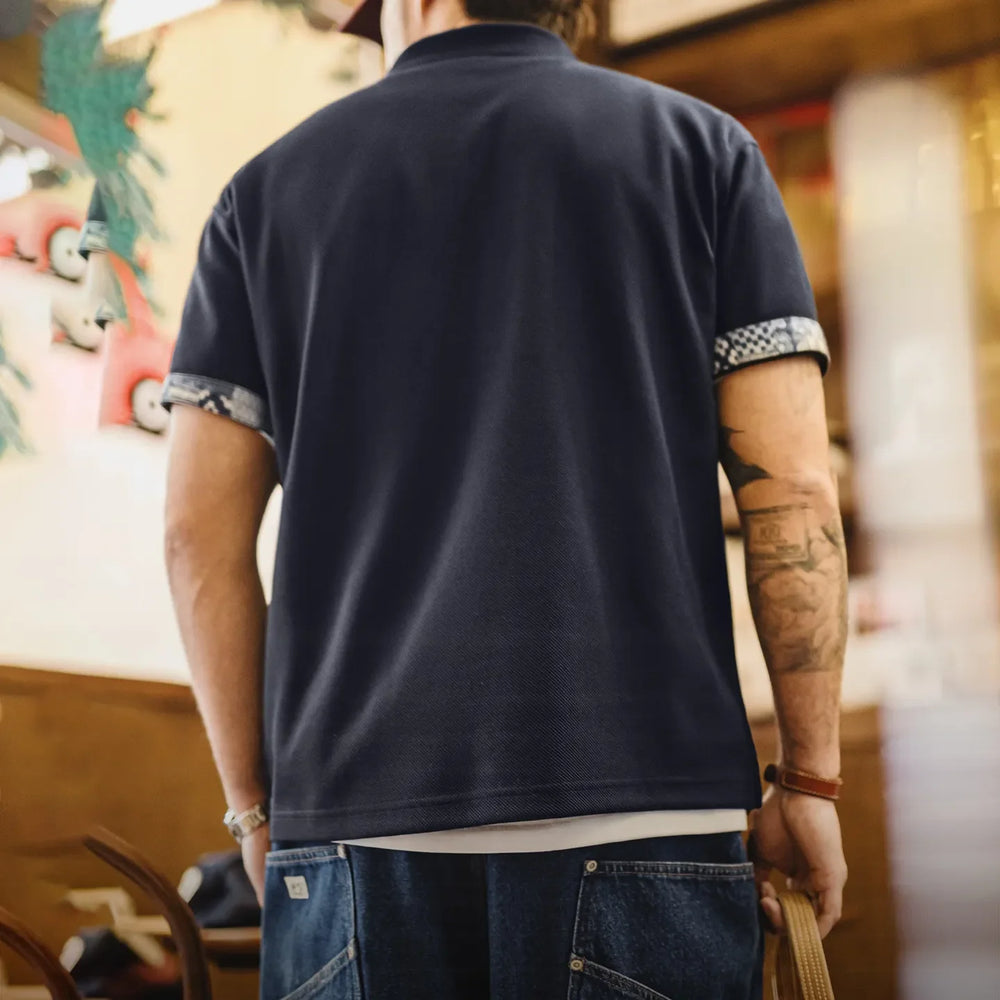 MADEN Premium Vintage Men's Polo Shirt