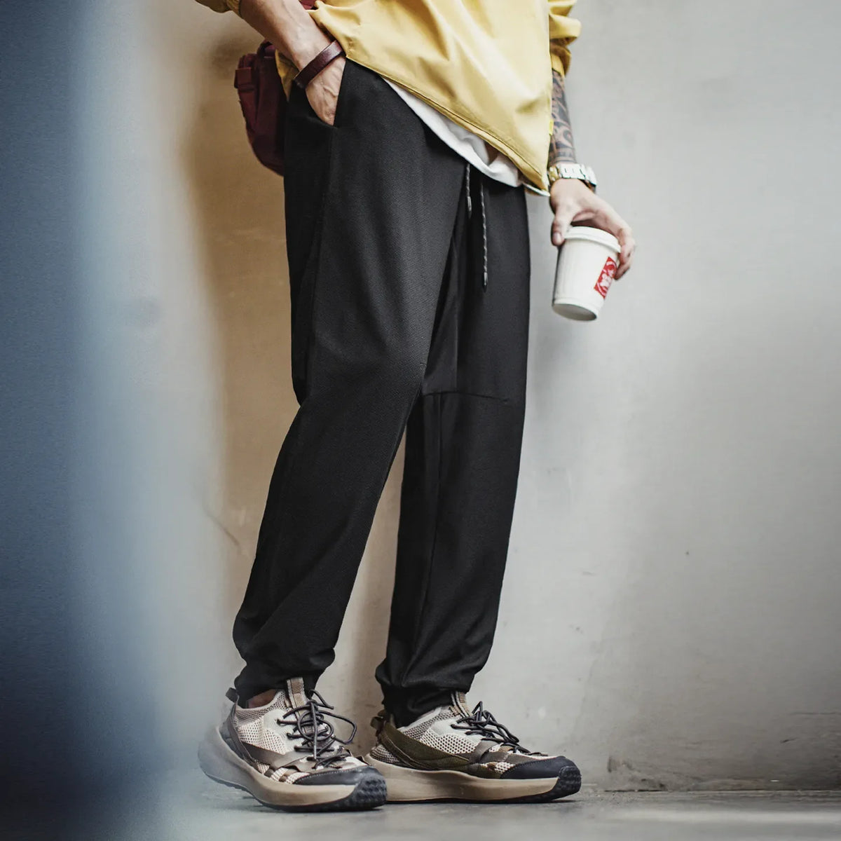 MADEN Cooling Mesh Tapered Joggers