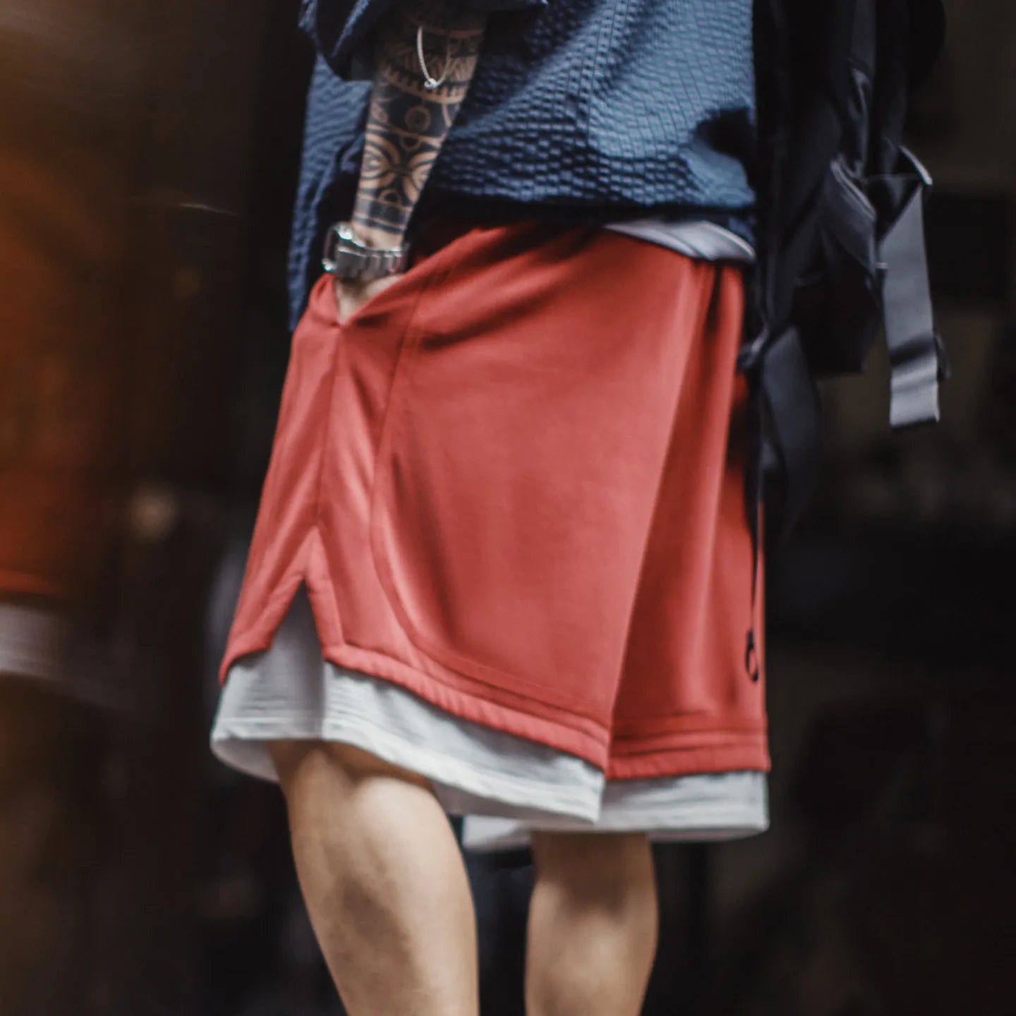 MADEN Mesh Panel Basketball Sweatpants