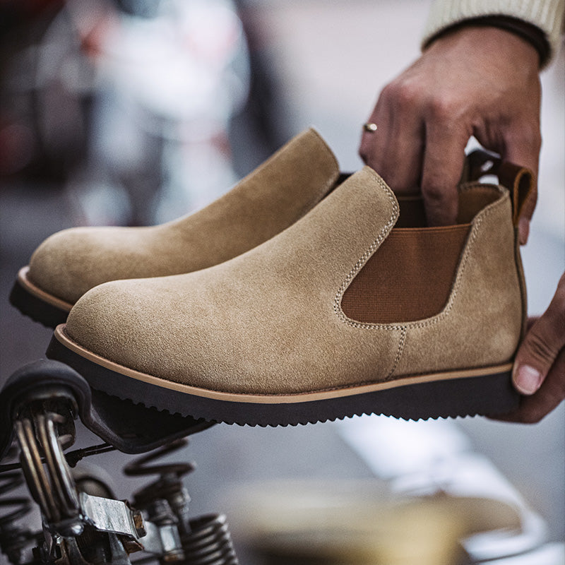 MADEN Suede Chelsea Boots