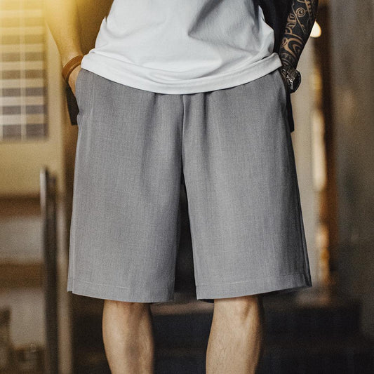 MADEN Anzug-Shorts | Leichte Hosen in Mittlerer Länge | Büro-zu-Straße
