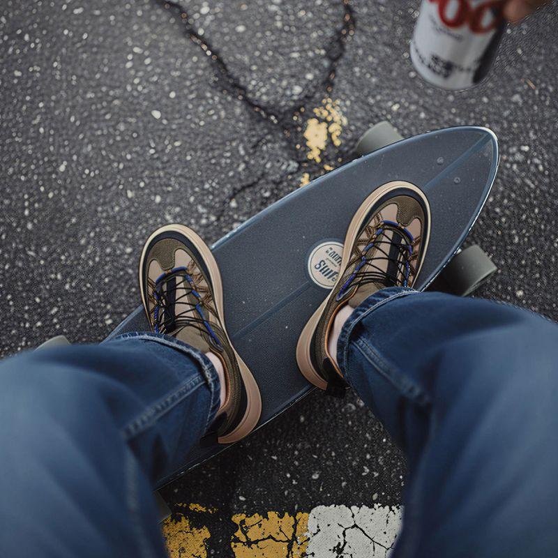 MADEN Herren Dicksohlige Wandersneakers