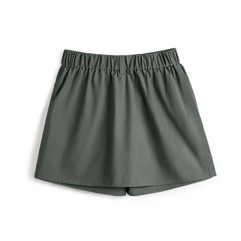 MADEN Sommer-Arbeits-Skort – Wandertaugliche, blickdichte Shorts mit elastischem Bund, vielseitige Outdoor-Hose für Damen 