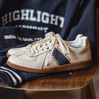 Giày sneaker da trắng tối giản retro MADEN cổ thấp thumbnail