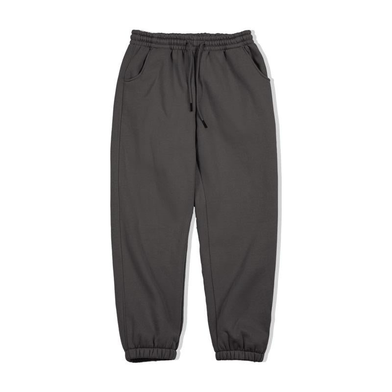 MADEN Schwere Fleece-Jogginghose mit Kordelzug