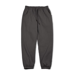 MADEN Schwere Fleece-Jogginghose mit Kordelzug