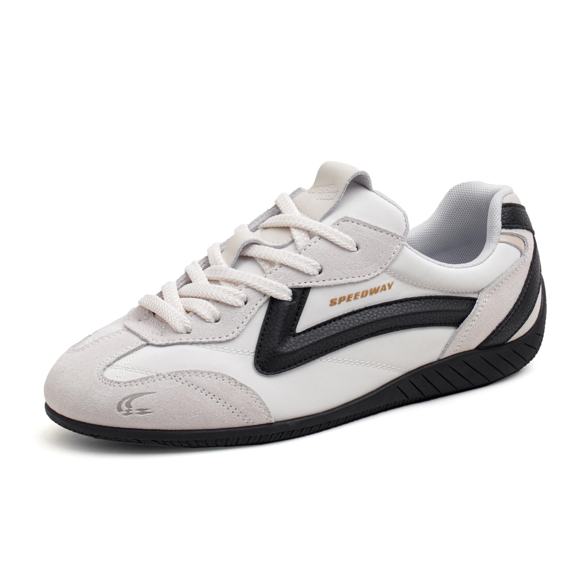 MADEN Unisex Retro Wildleder Racing Sneaker