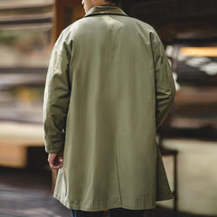 Áo khoác trench coat Balmacaan MADEN
