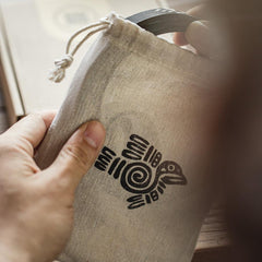 MADEN Retro Indianer Totem Ledergürtel