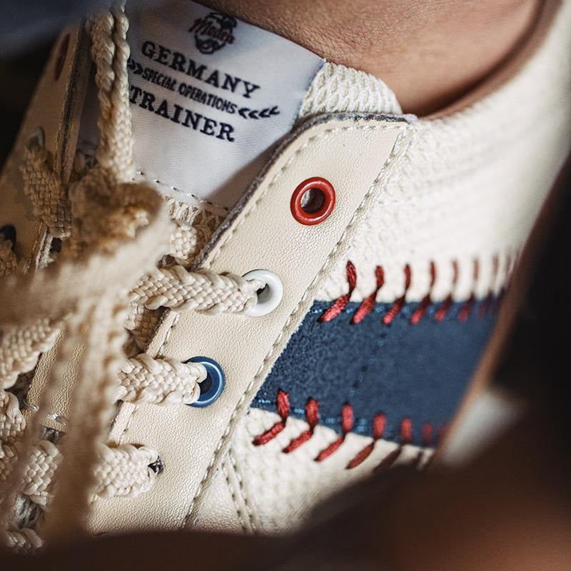 MADEN Herren Retro Wildleder Trainer mit grober Sohle